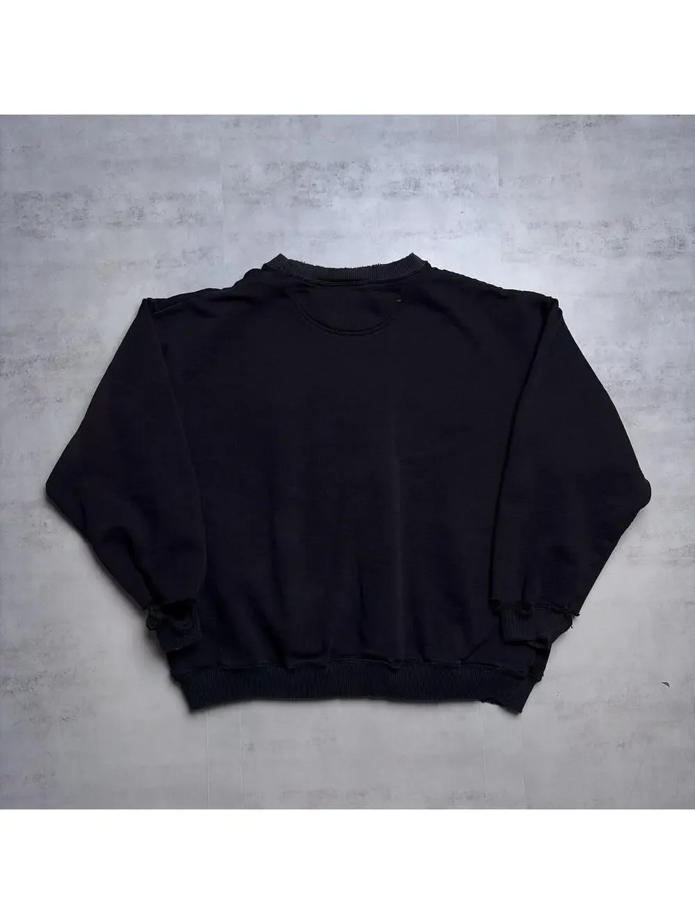 Vintage 90’s Black Looney Tunes Grunge Faded Distressed Crewneck Sweater